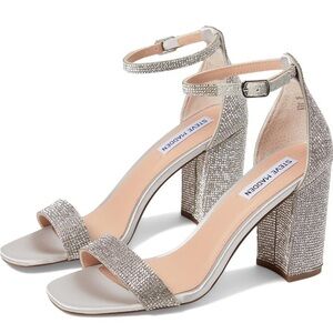 STEVE MADDEN | Spark Rhinestone Block Heels